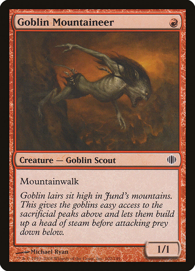 Goblin Mountaineer [Shards of Alara] | Impulse Games and Hobbies