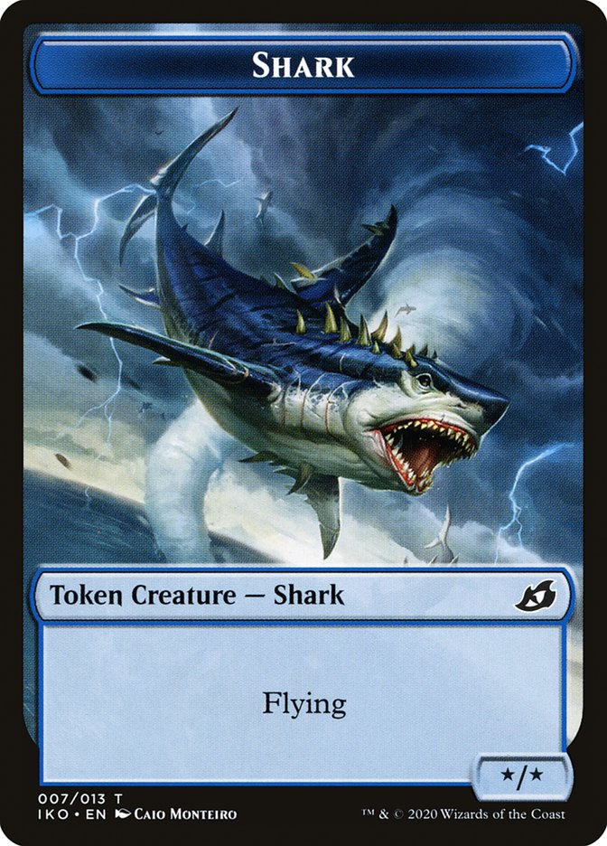 Shark Token [Ikoria: Lair of Behemoths Tokens] | Impulse Games and Hobbies