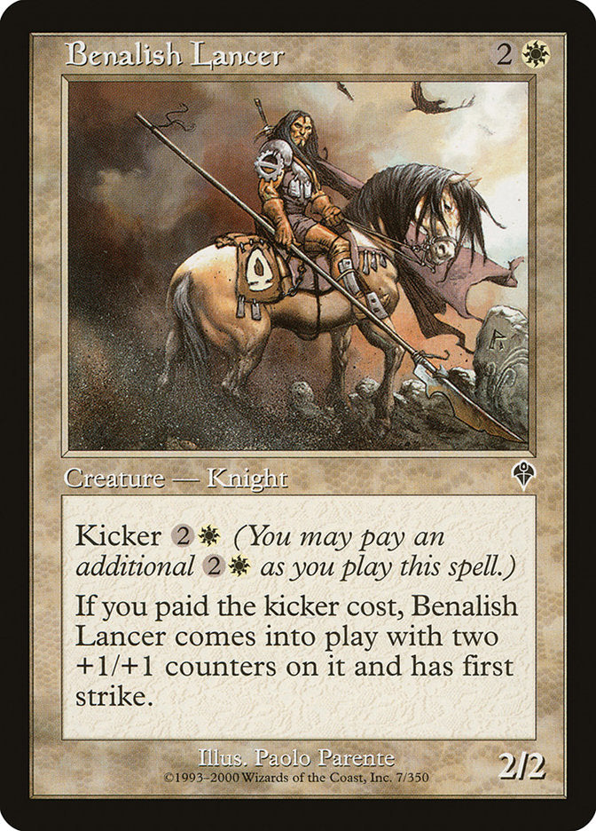 Benalish Lancer [Invasion] | Impulse Games and Hobbies
