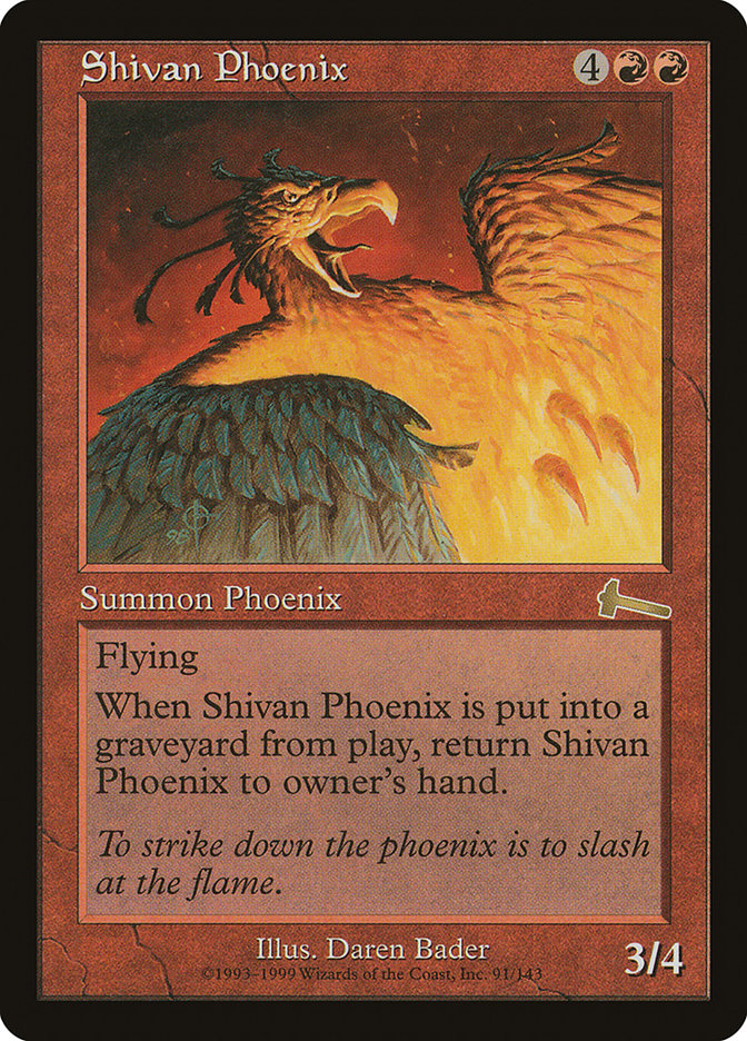 Shivan Phoenix [Urza's Legacy] | Impulse Games and Hobbies