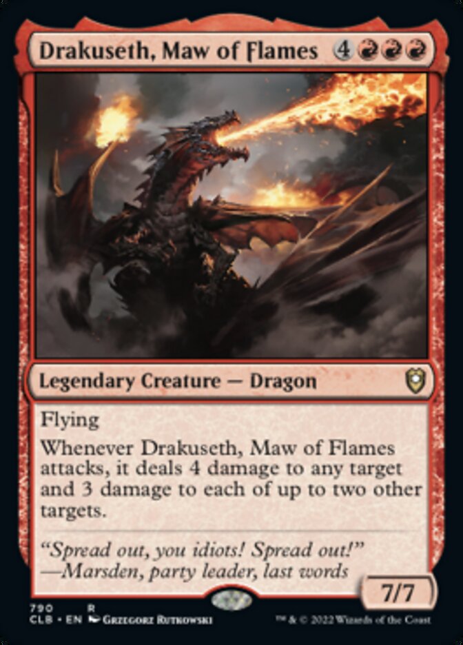 Drakuseth, Maw of Flames [Commander Legends: Battle for Baldur's Gate] | Impulse Games and Hobbies