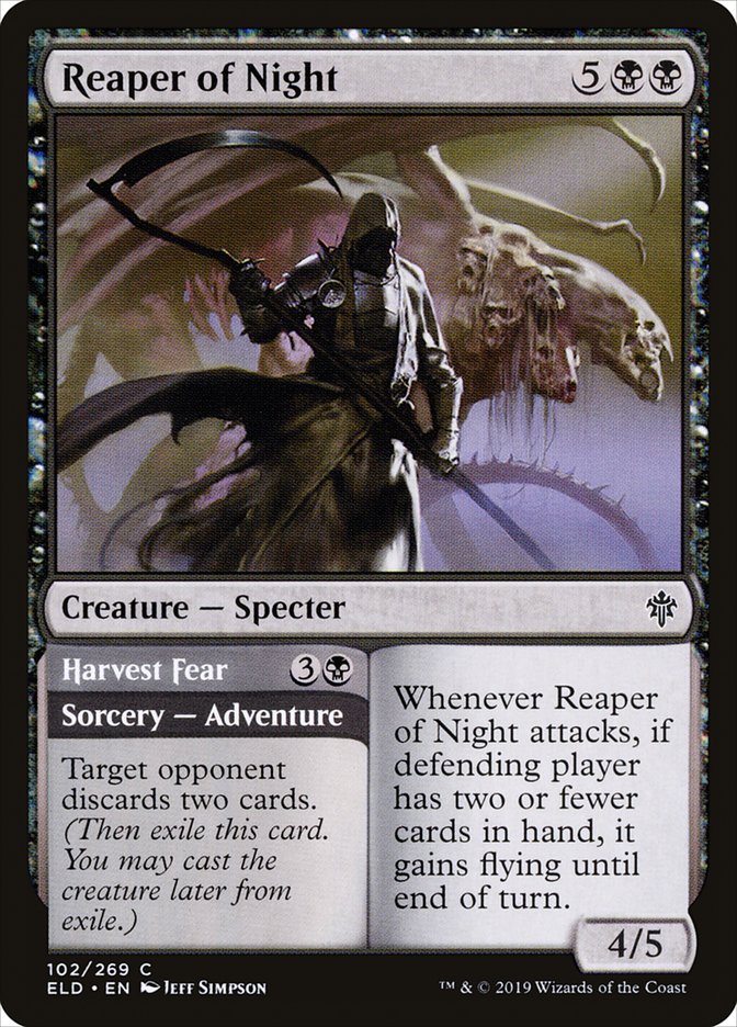 Reaper of Night // Harvest Fear [Throne of Eldraine] | Impulse Games and Hobbies