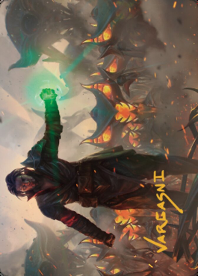 Mishra, Eminent One Art Card (Gold-Stamped Signature) [The Brothers' War Art Series] | Impulse Games and Hobbies