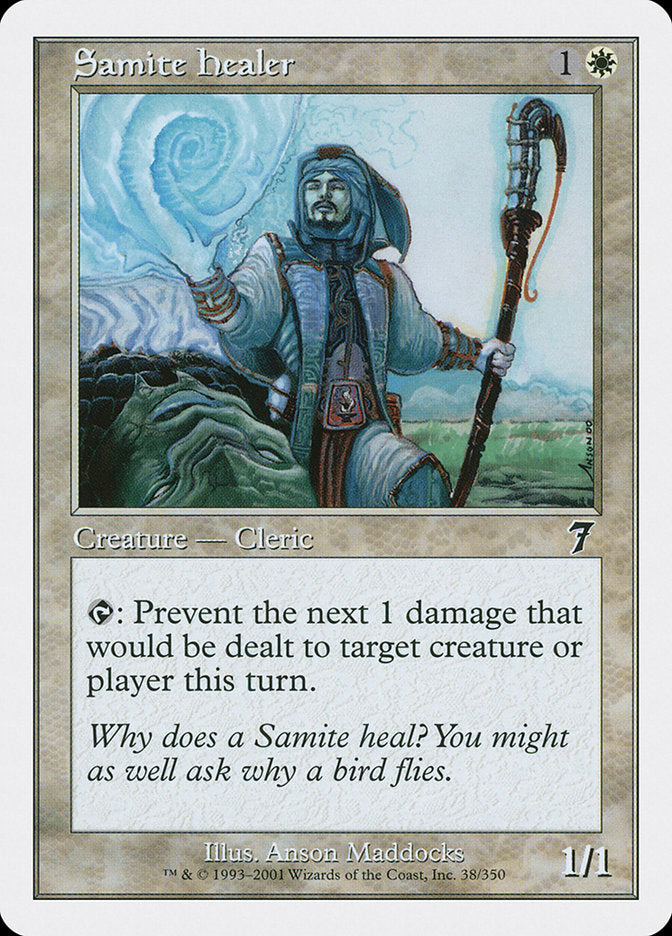 Samite Healer [Seventh Edition] | Impulse Games and Hobbies