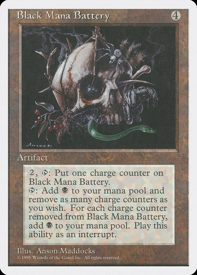 Black Mana Battery [Fourth Edition] | Impulse Games and Hobbies