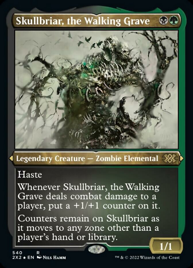 Skullbriar, the Walking Grave (Foil Etched) [Double Masters 2022] | Impulse Games and Hobbies