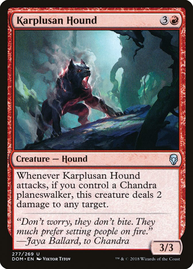 Karplusan Hound [Dominaria] | Impulse Games and Hobbies