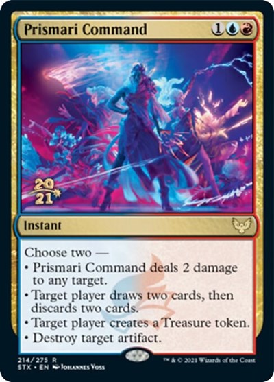 Prismari Command [Strixhaven: School of Mages Prerelease Promos] | Impulse Games and Hobbies