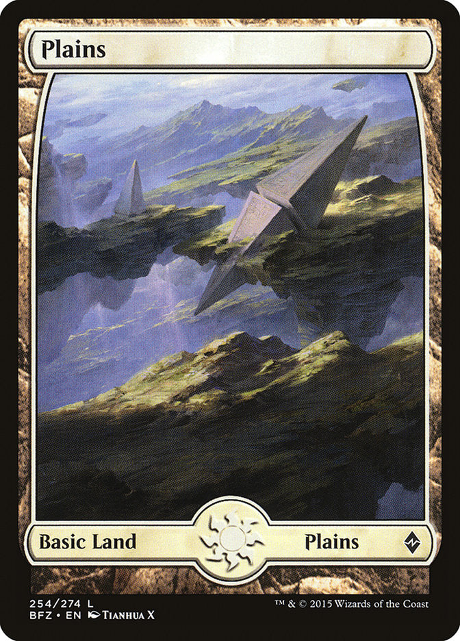 Plains (254) (Full Art) [Battle for Zendikar] | Impulse Games and Hobbies