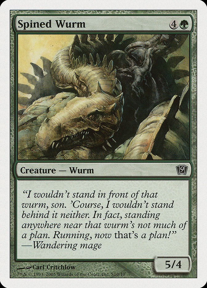 Spined Wurm [Ninth Edition] | Impulse Games and Hobbies