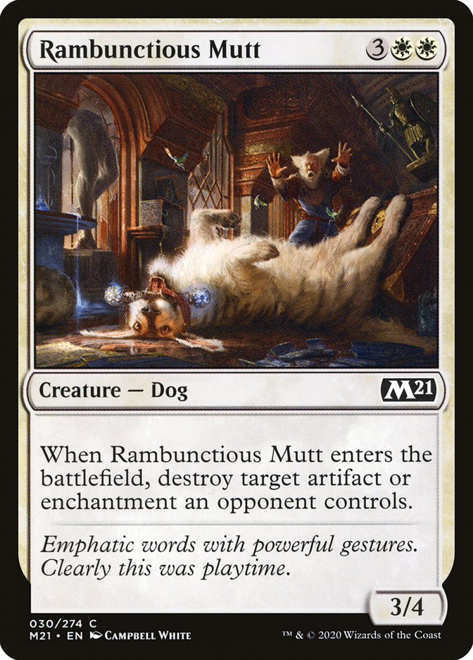 Rambunctious Mutt [Core Set 2021] | Impulse Games and Hobbies