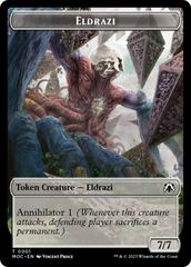 Eldrazi // Angel (4) Double-Sided Token [March of the Machine Commander Tokens] | Impulse Games and Hobbies