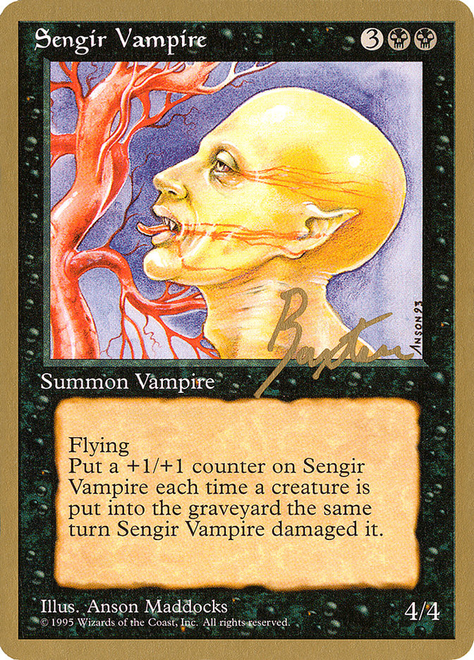 Sengir Vampire (George Baxter) [Pro Tour Collector Set] | Impulse Games and Hobbies