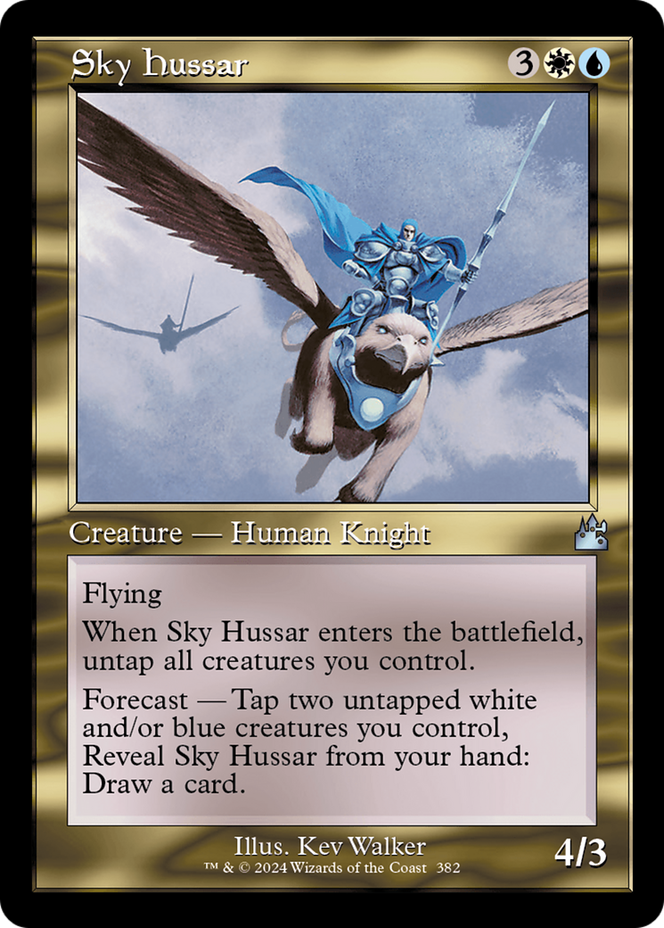 Sky Hussar (Retro Frame) [Ravnica Remastered] | Impulse Games and Hobbies