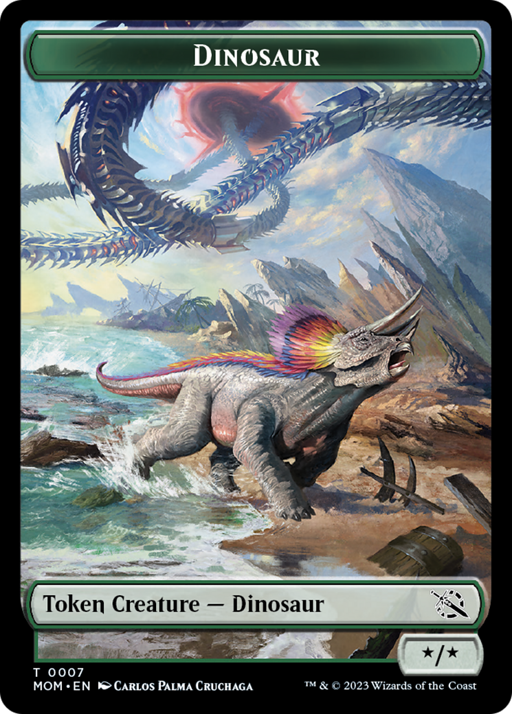 Dinosaur Token [March of the Machine Tokens] | Impulse Games and Hobbies