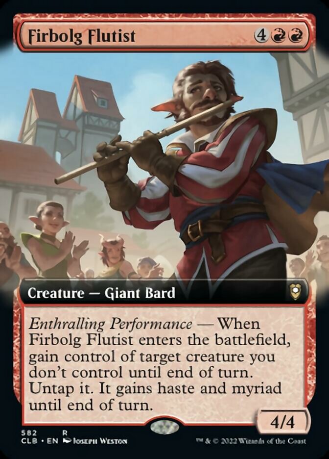 Firbolg Flutist (Extended Art) [Commander Legends: Battle for Baldur's Gate] | Impulse Games and Hobbies
