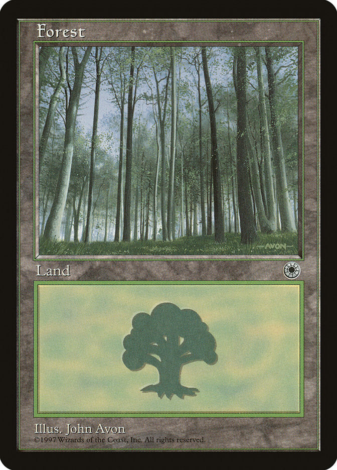 Forest (Green Signature with White Bark Trees) [Portal] | Impulse Games and Hobbies