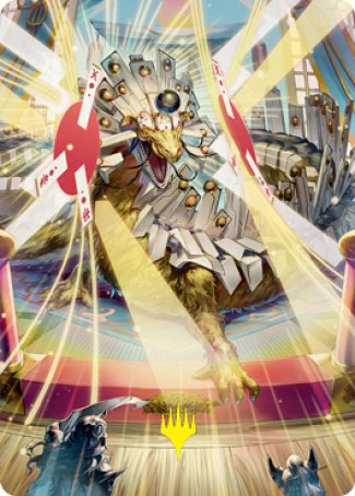 Spirit-Sister's Call Art Card (Gold-Stamped Signature) [Kamigawa: Neon Dynasty Art Series] | Impulse Games and Hobbies