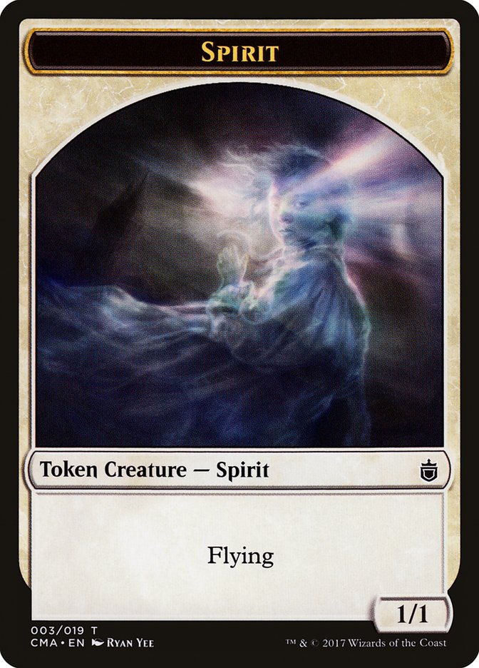 Spirit Token [Commander Anthology Tokens] | Impulse Games and Hobbies