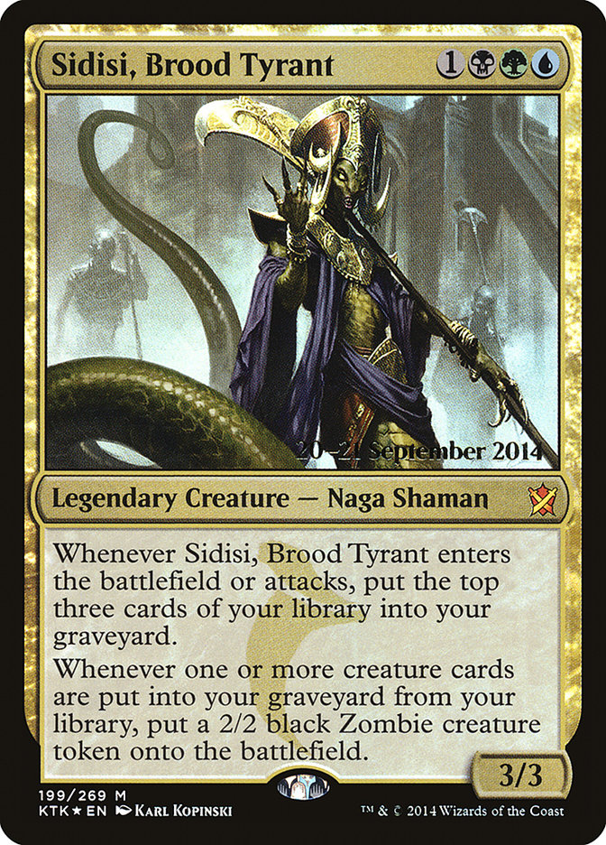 Sidisi, Brood Tyrant [Khans of Tarkir Prerelease Promos] | Impulse Games and Hobbies