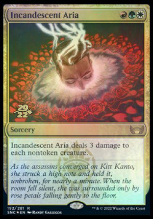 Incandescent Aria [Streets of New Capenna Prerelease Promos] | Impulse Games and Hobbies