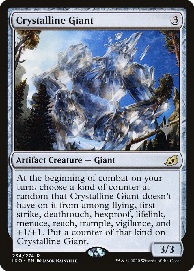 Crystalline Giant (Promo Pack) [Ikoria: Lair of Behemoths Promos] | Impulse Games and Hobbies