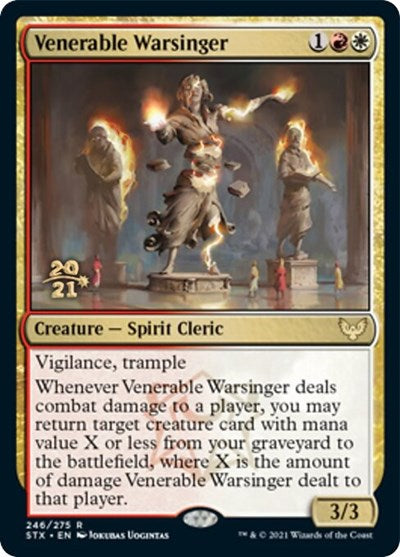 Venerable Warsinger [Strixhaven: School of Mages Prerelease Promos] | Impulse Games and Hobbies