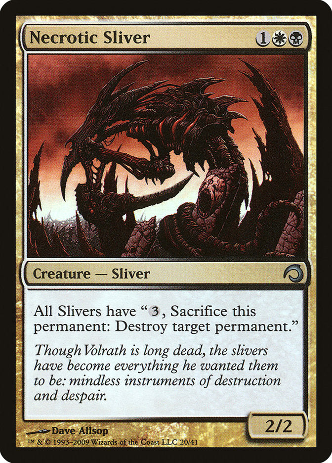 Necrotic Sliver [Premium Deck Series: Slivers] | Impulse Games and Hobbies