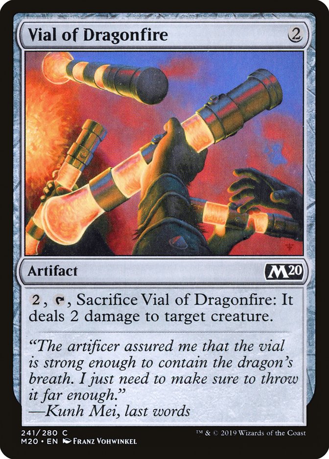 Vial of Dragonfire [Core Set 2020] | Impulse Games and Hobbies