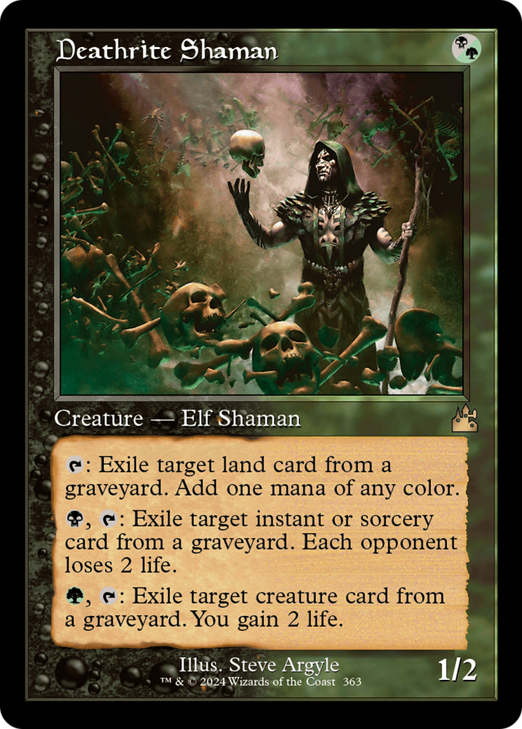 Deathrite Shaman (Retro Frame) [Ravnica Remastered] | Impulse Games and Hobbies