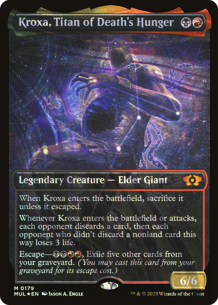 Kroxa, Titan of Death's Hunger (Halo Foil) [Multiverse Legends] | Impulse Games and Hobbies