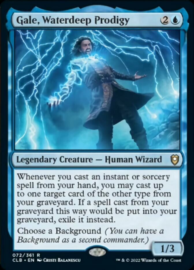 Gale, Waterdeep Prodigy [Commander Legends: Battle for Baldur's Gate] | Impulse Games and Hobbies