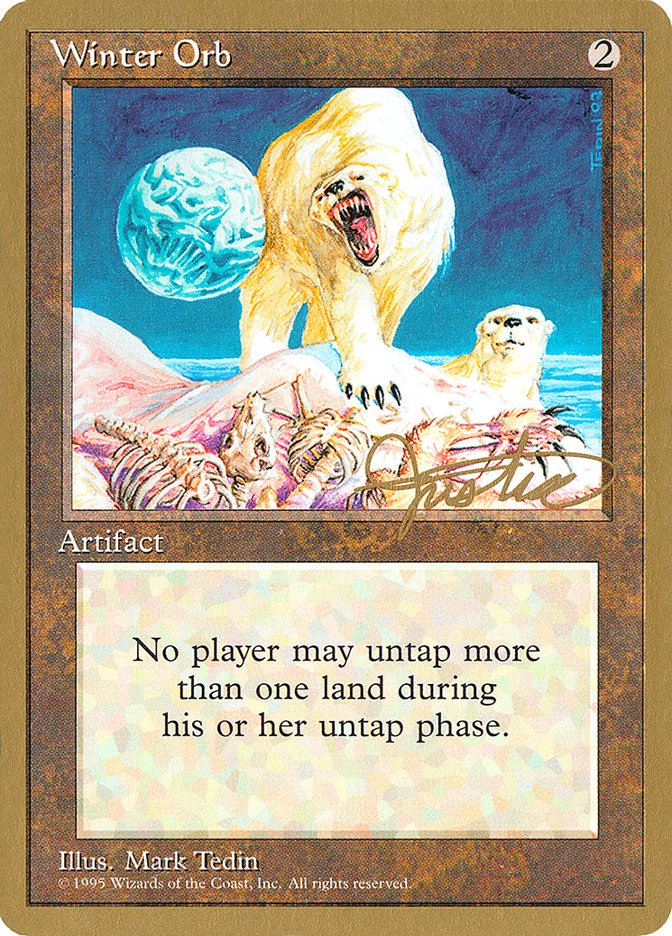 Winter Orb (Mark Justice) [Pro Tour Collector Set] | Impulse Games and Hobbies