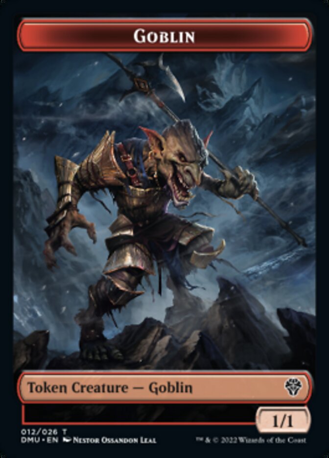 Saproling // Goblin Double-sided Token [Dominaria United Tokens] | Impulse Games and Hobbies