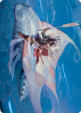 Sky-Blessed Samurai Art Card [Kamigawa: Neon Dynasty Art Series] | Impulse Games and Hobbies