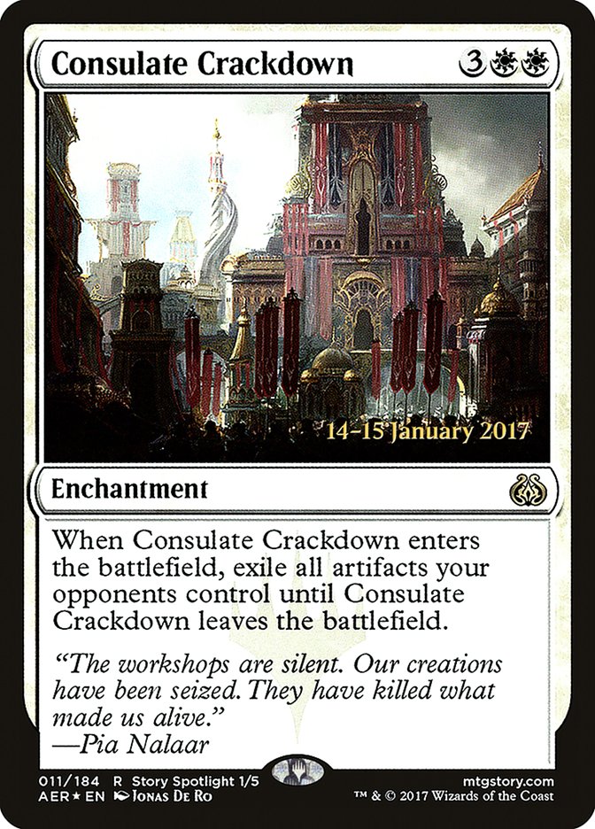 Consulate Crackdown [Aether Revolt Prerelease Promos] | Impulse Games and Hobbies