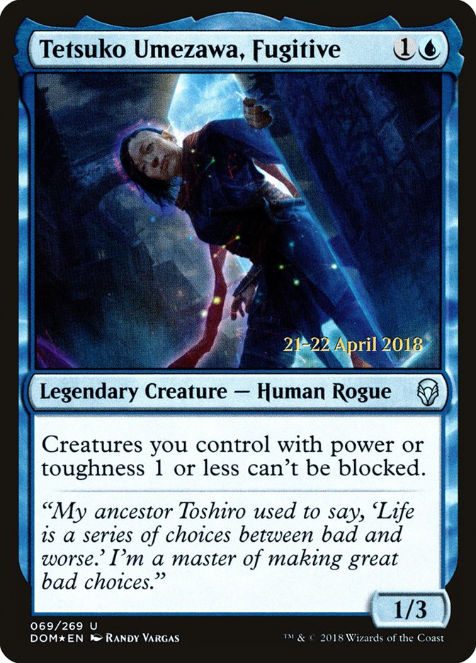 Tetsuko Umezawa, Fugitive [Dominaria Prerelease Promos] | Impulse Games and Hobbies