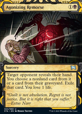 Agonizing Remorse (Etched Foil) [Strixhaven Mystical Archive] | Impulse Games and Hobbies