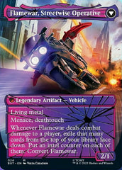 Flamewar, Brash Veteran // Flamewar, Streetwise Operative (Shattered Glass) [Universes Beyond: Transformers] | Impulse Games and Hobbies