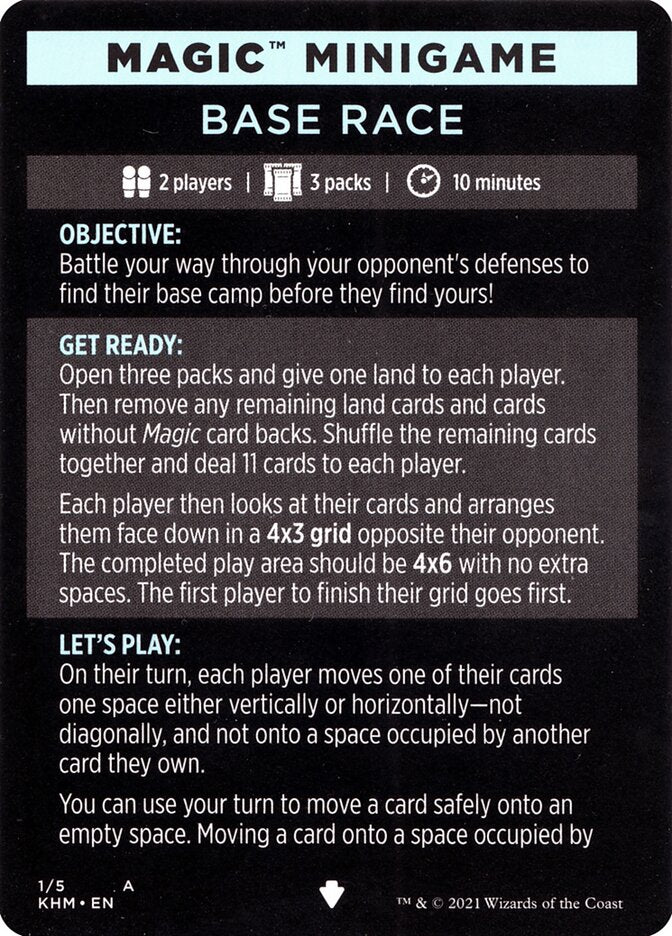 Base Race (Magic Minigame) [Kaldheim Minigame] | Impulse Games and Hobbies