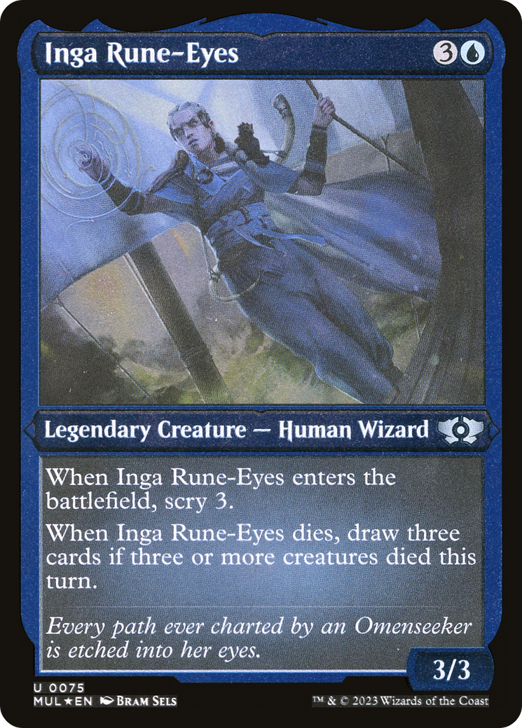 Inga Rune-Eyes (Foil Etched) [Multiverse Legends] | Impulse Games and Hobbies