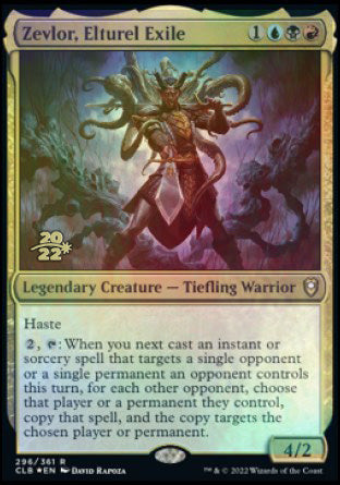 Zevlor, Elturel Exile [Commander Legends: Battle for Baldur's Gate Prerelease Promos] | Impulse Games and Hobbies