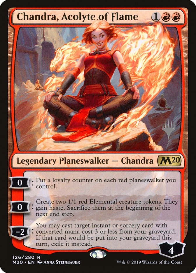 Chandra, Acolyte of Flame (Promo Pack) [Core Set 2020 Promos] | Impulse Games and Hobbies
