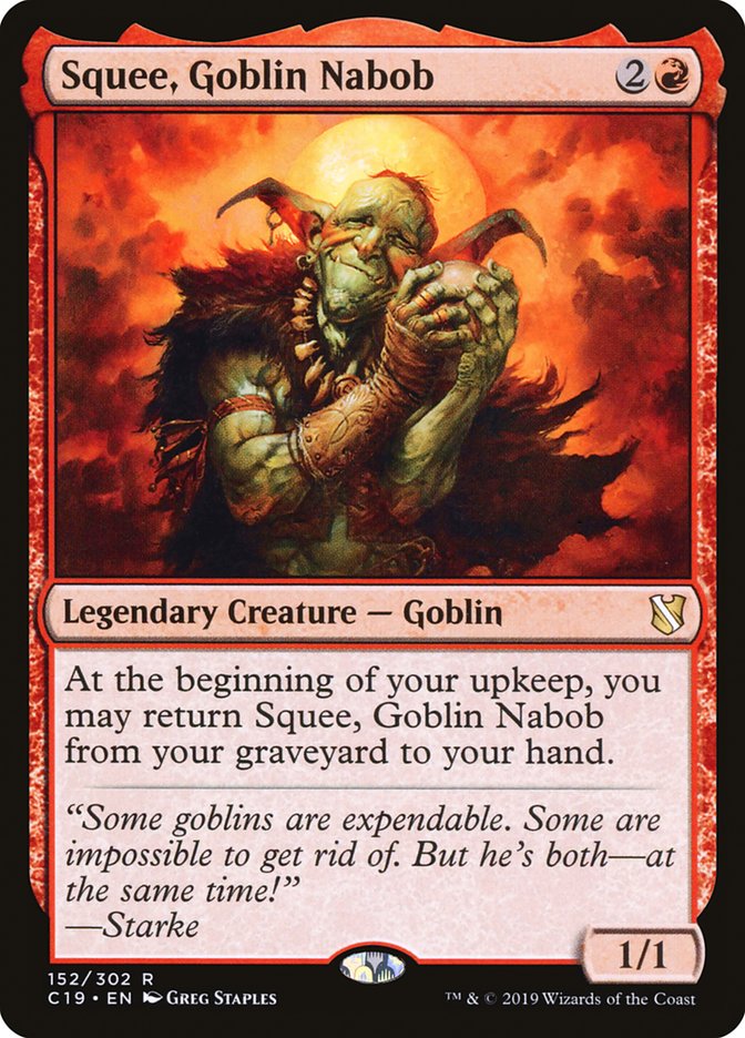 Squee, Goblin Nabob [Commander 2019] | Impulse Games and Hobbies