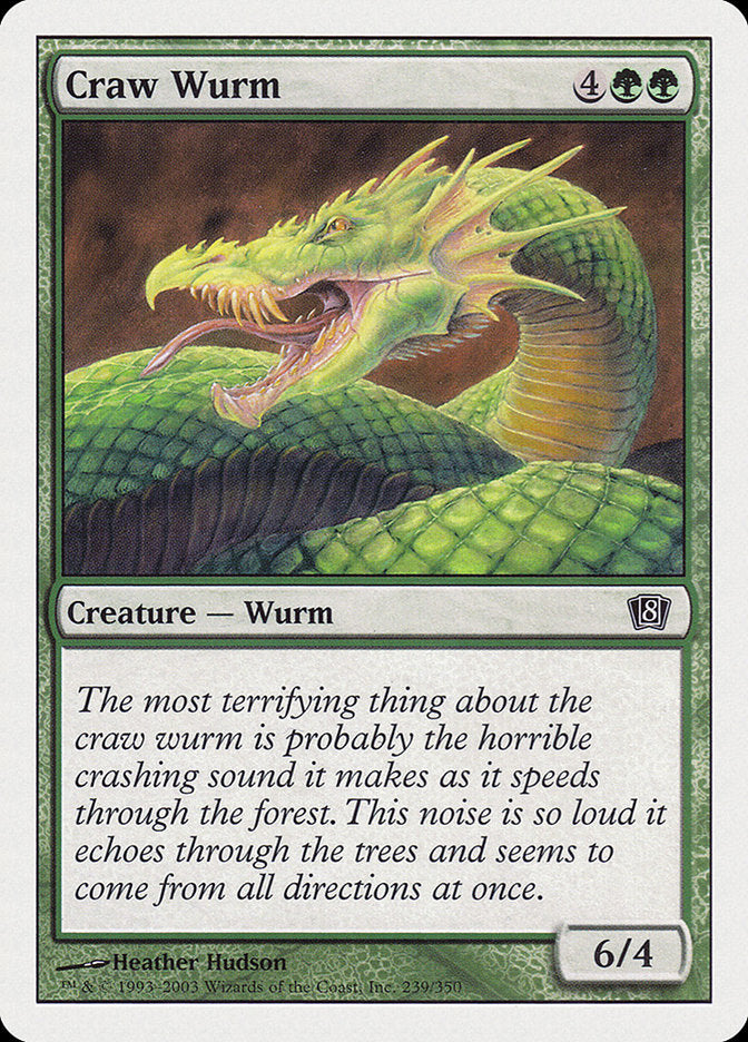 Craw Wurm [Eighth Edition] | Impulse Games and Hobbies