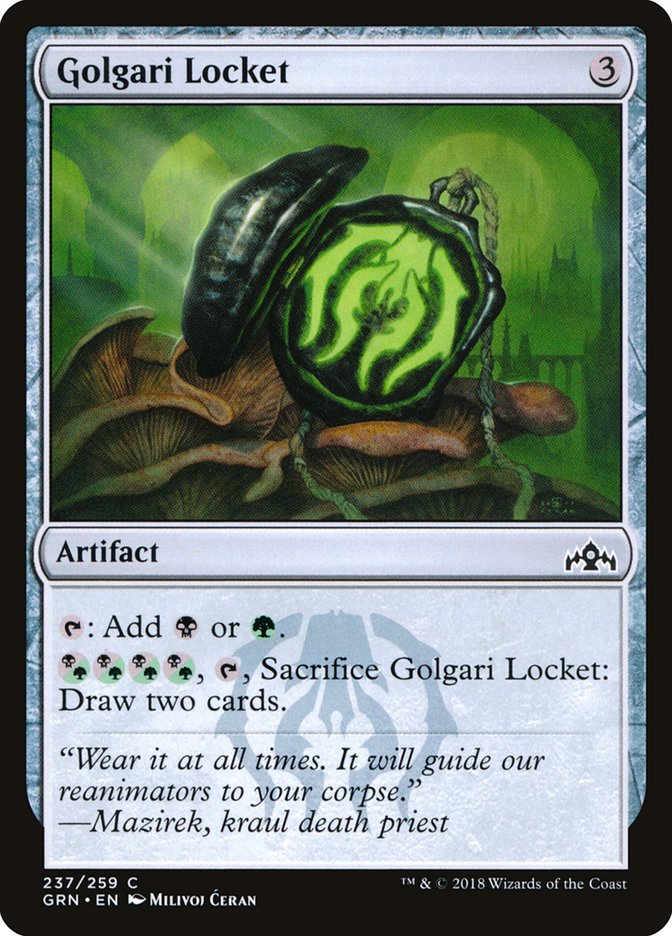 Golgari Locket [Guilds of Ravnica] | Impulse Games and Hobbies