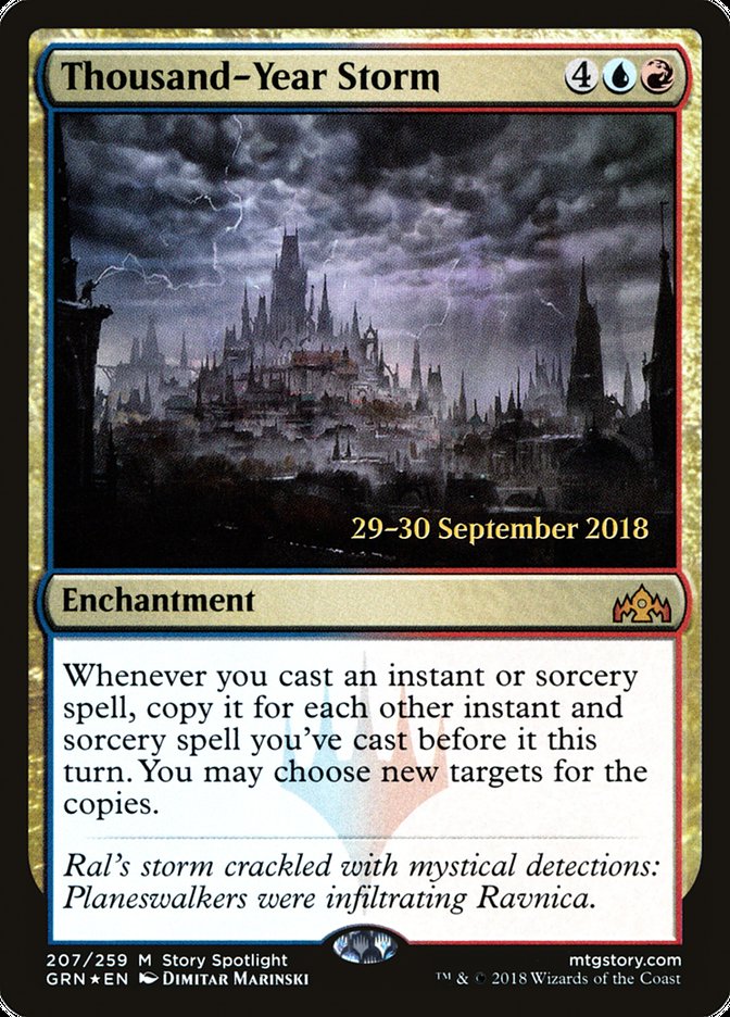 Thousand-Year Storm [Guilds of Ravnica Prerelease Promos] | Impulse Games and Hobbies