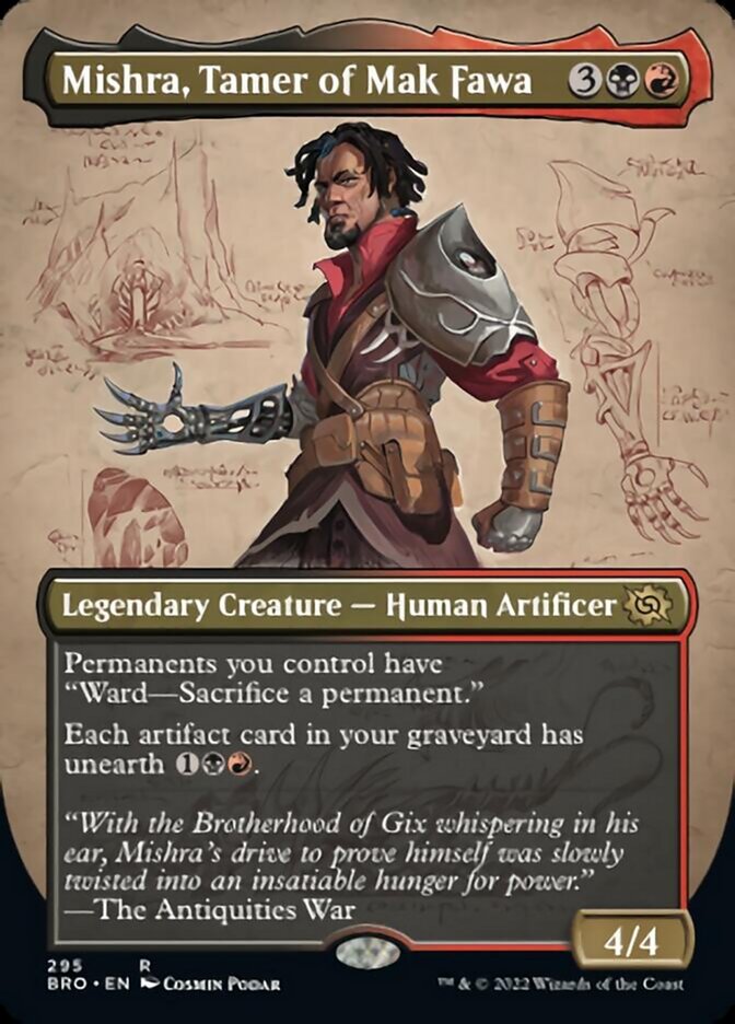 Mishra, Tamer of Mak Fawa (Borderless Alternate Art) [The Brothers' War] | Impulse Games and Hobbies