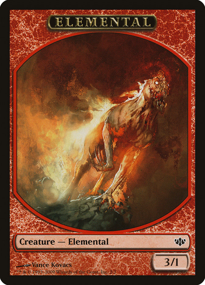 Elemental Token [Conflux Tokens] | Impulse Games and Hobbies