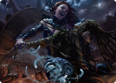 Olivia's Midnight Ambush Art Card [Innistrad: Midnight Hunt Art Series] | Impulse Games and Hobbies